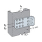 Simpson FCB45.5-R25 Bypass Framing Fixed-Clip Connector, Pkg 25