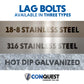 Lag Bolts Available in Three Types of Finishes