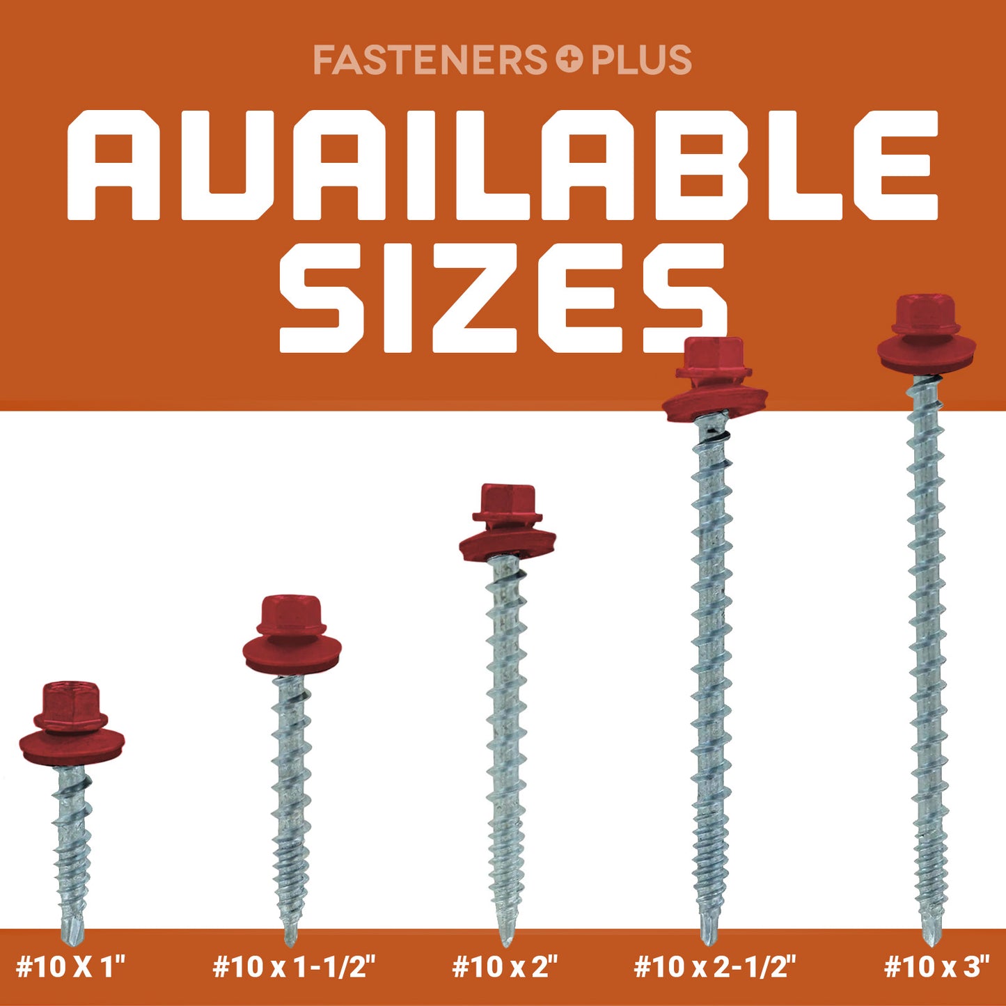 ST Kwikseal Woodbinder Screws Size Chart