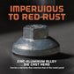 Impervious to Red Rust - Zinc-Aluminum Alloy Die Cast Head