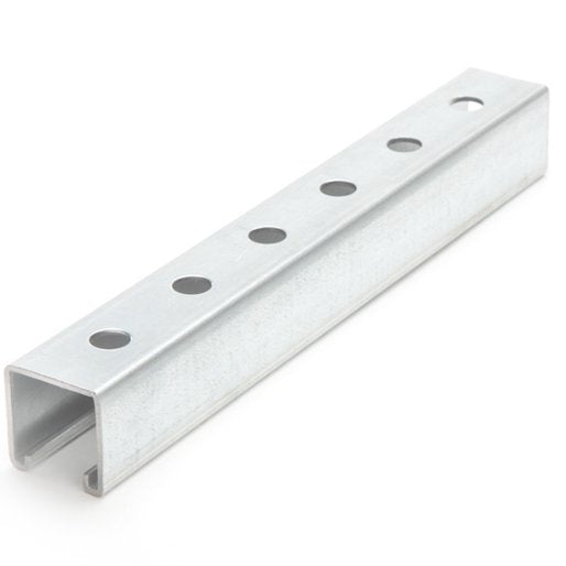 1-5/8" x 1-5/8" Strut Channel with Holes 10 ft. - Pre-Galvanized