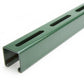 1-5/8" x 1-5/8" Strut Channel with Long Slots 10 ft. - Green Powder Coat/Paint