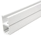 1-5/8" x 3-1/4" Back-to-Back Strut Channel with Short Slots - White Powder Coat/Paint