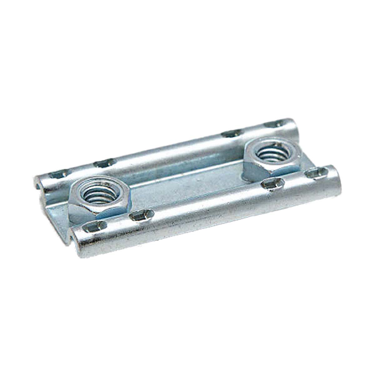 3/8"-16 Double Conveyor Adjusting Nut - Electro-Galvanized