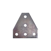 5-Hole T Gusset Plate - Electro-Galvanized