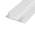 Plastic Channel Closure Strip - White