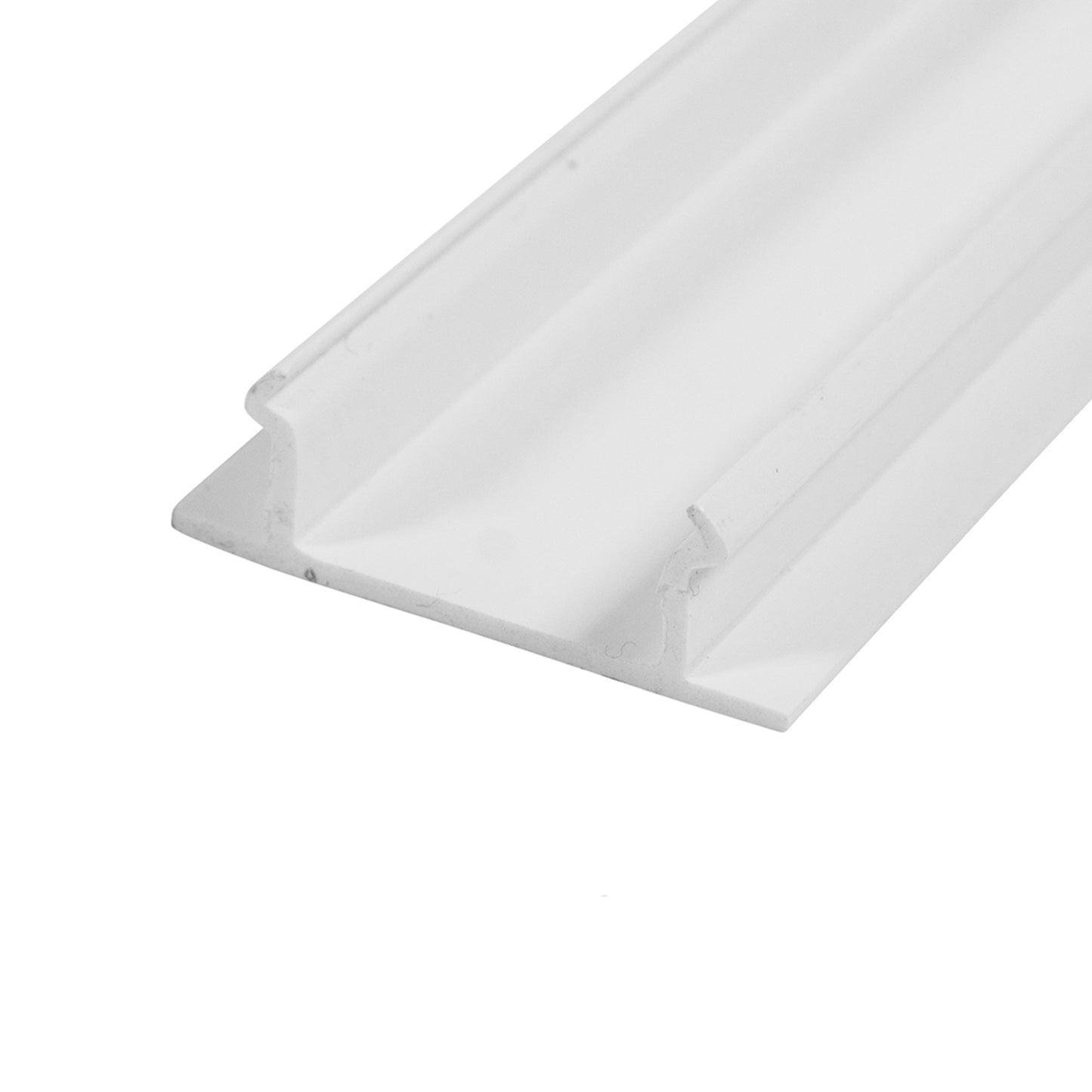 Plastic Channel Closure Strip - White