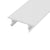 Plastic Channel Closure Strip - White