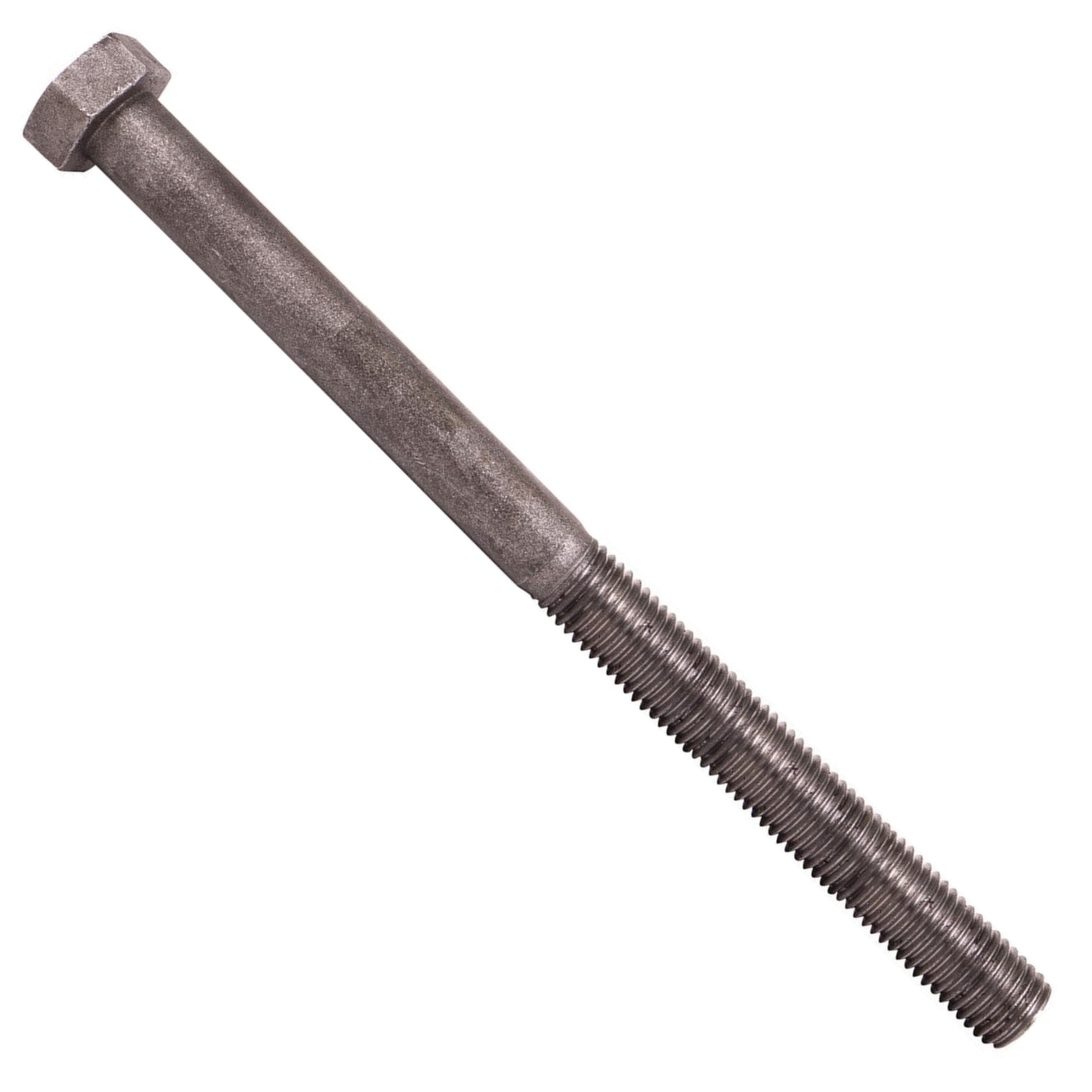 7/8"-9 x 12" Conquest A307 Grade A Hex Bolt w/6" Thread - Plain, Pkg 30