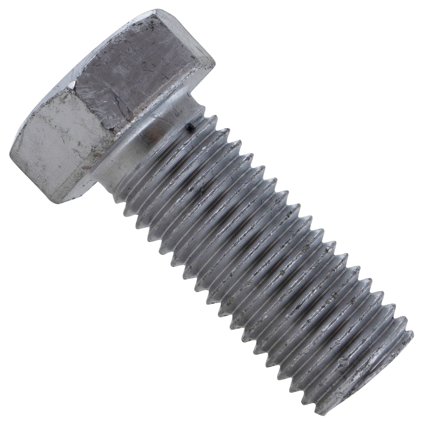 1"-8 x 2-1/2" Conquest A307 Grade A Fully Threaded Hex Bolt - Hot Dip Galvanized