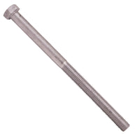 3/8"-16 x 10" Conquest A307 Grade A Hex Bolt w/6" Thread  - Hot Dip Galvanized, Pkg 180