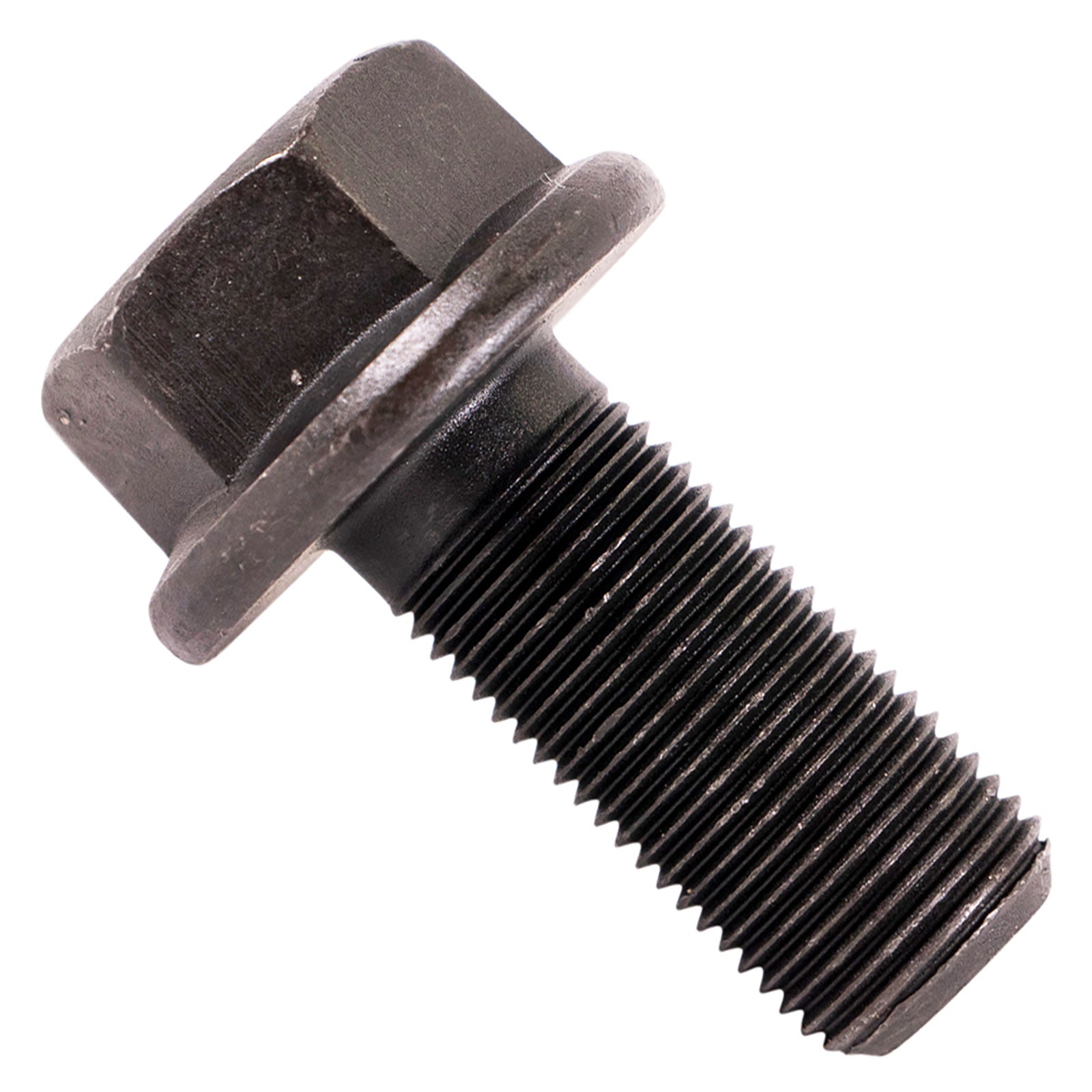 5/8"-18 x 1-1/2" Conquest Grade 8 Indented Fine Thread Flange Bolt - Black Phosphate & Oil