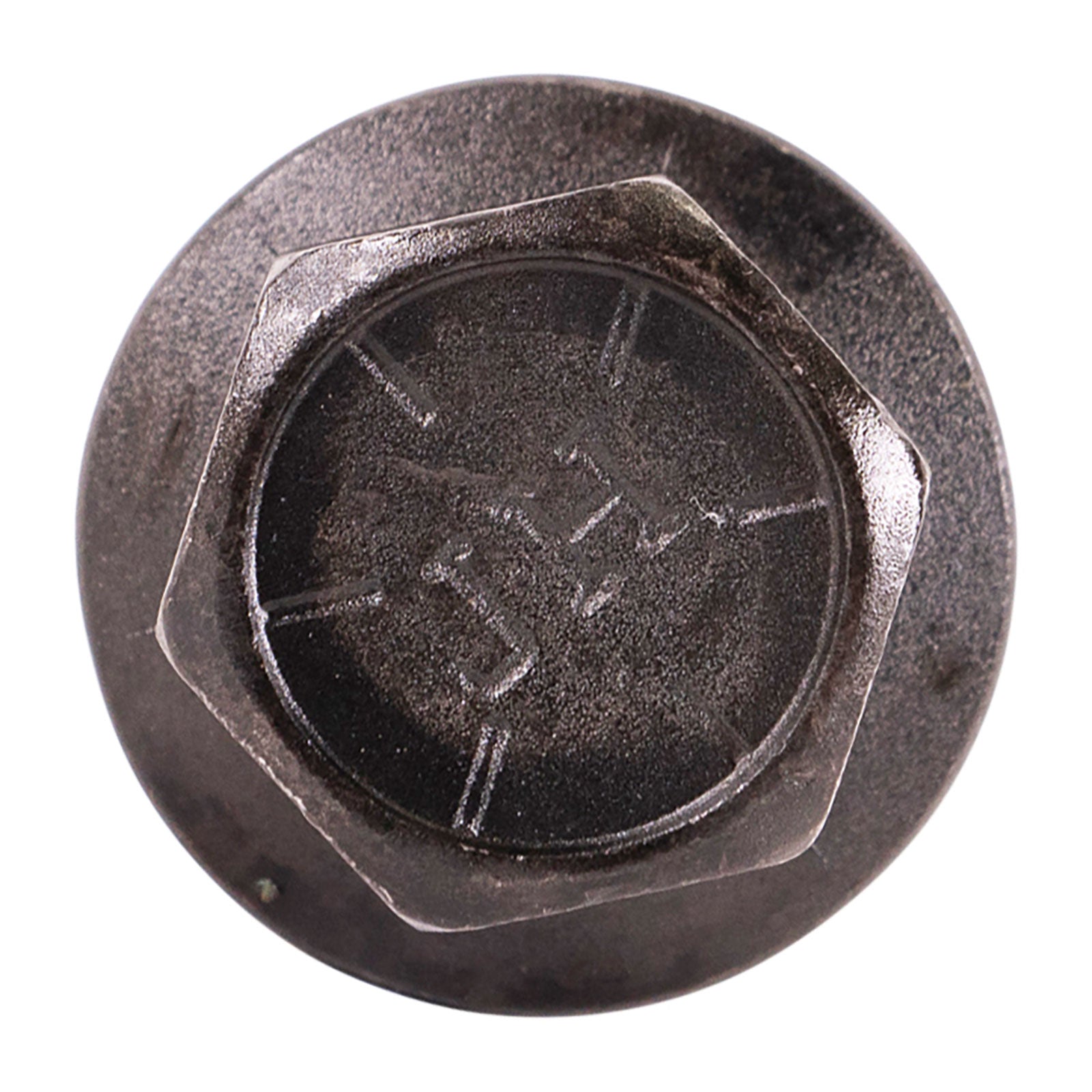 5/8"-18 x 3-1/2" Conquest Grade 8 Indented Fine Thread Flange Bolt - Black Phosphate & Oil