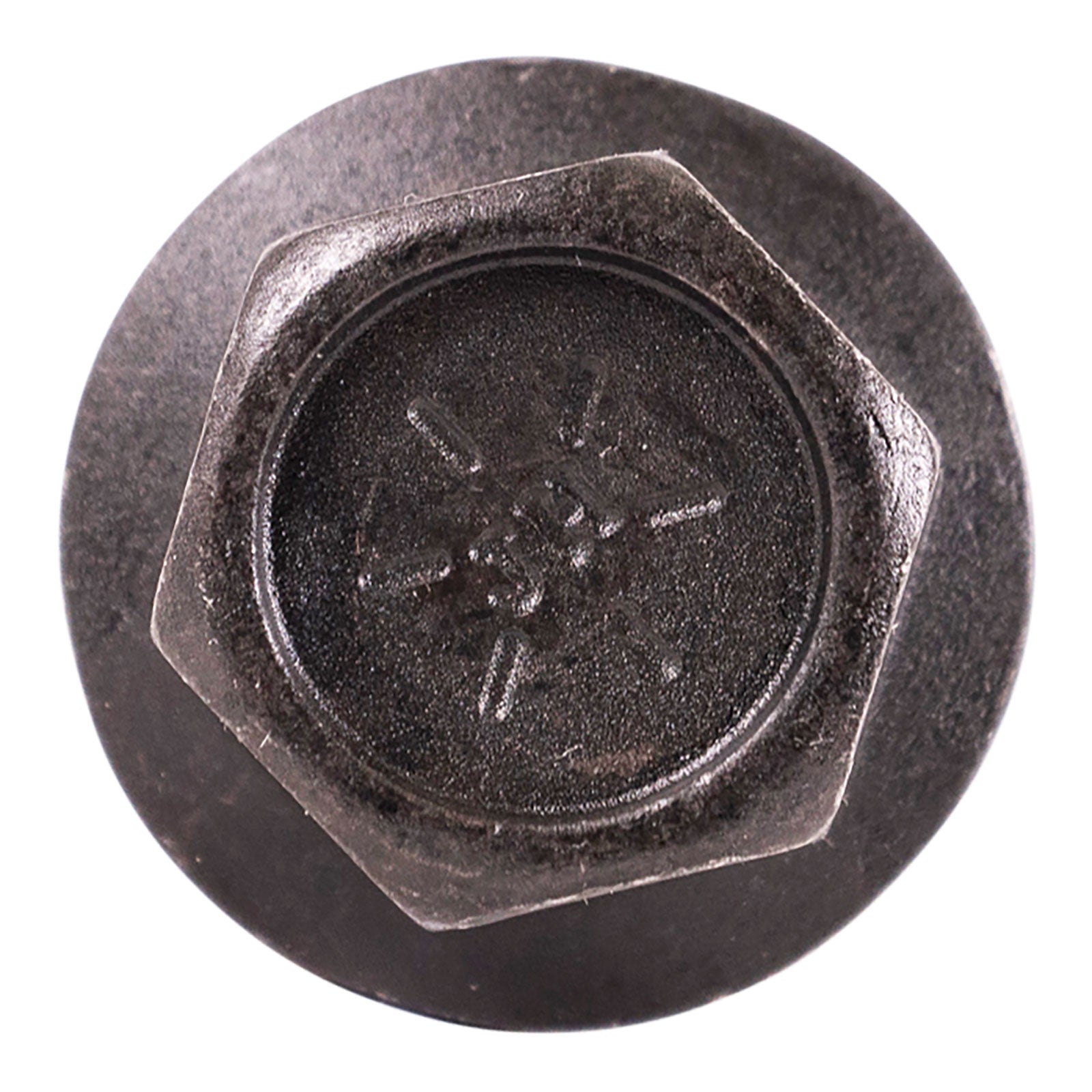 1/2"-13 x 2-1/4" Conquest Grade 8 Indented Flange Bolt - Black Phosphate & Oil