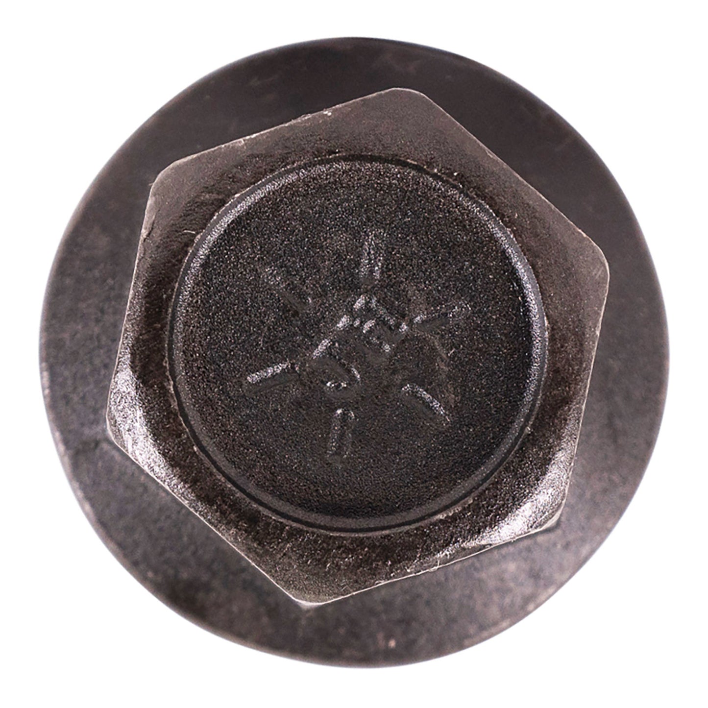 1/2"-13 x 3" Conquest Grade 8 Indented Flange Bolt - Black Phosphate & Oil