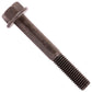 1/2"-13 x 3-1/2" Conquest Grade 8 Indented Flange Bolt - Black Phosphate & Oil