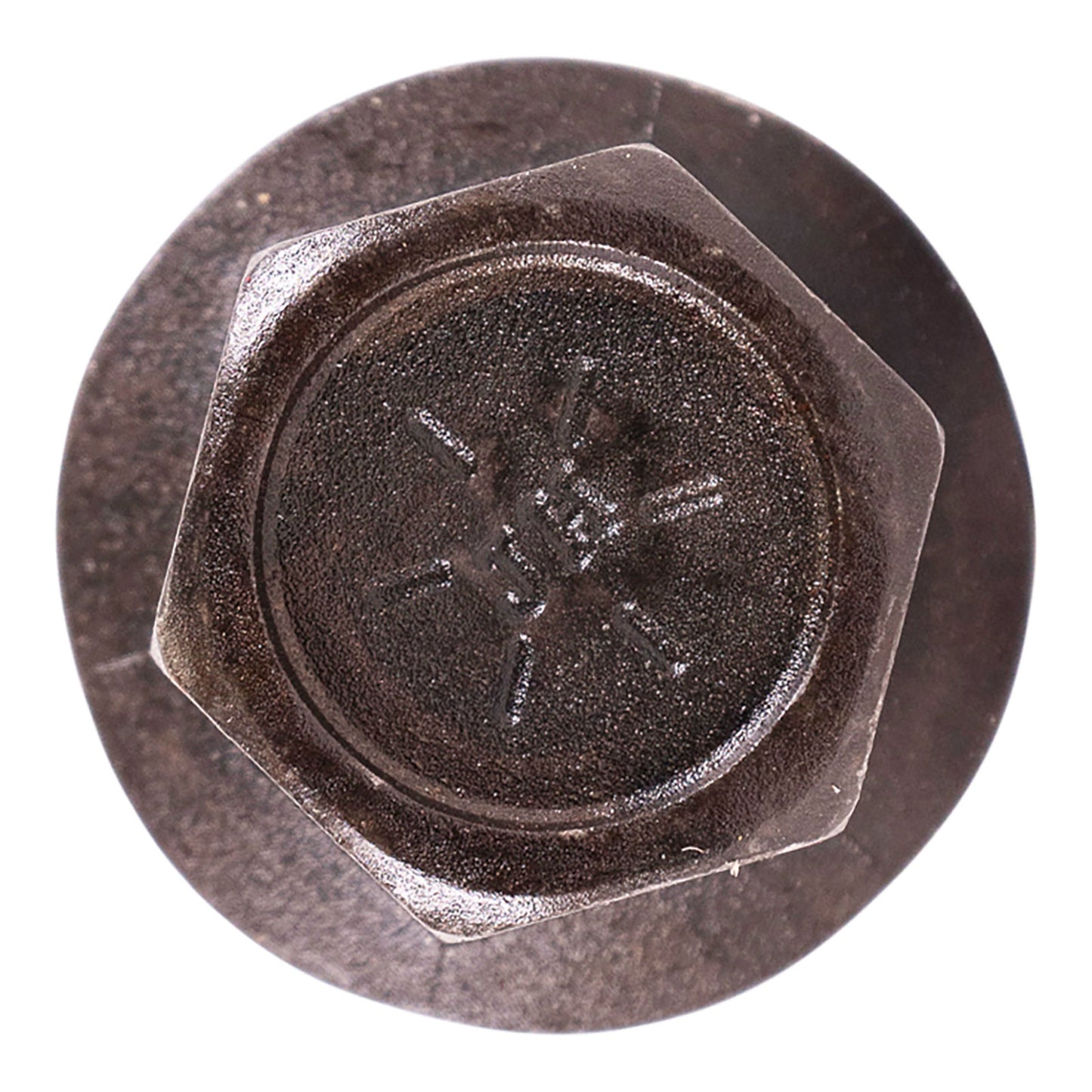 1/2"-13 x 3-1/2" Conquest Grade 8 Indented Flange Bolt - Black Phosphate & Oil