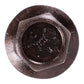 1/4"-20 x 1/2" Conquest Grade 8 Indented Flange Bolt - Black Phosphate & Oil