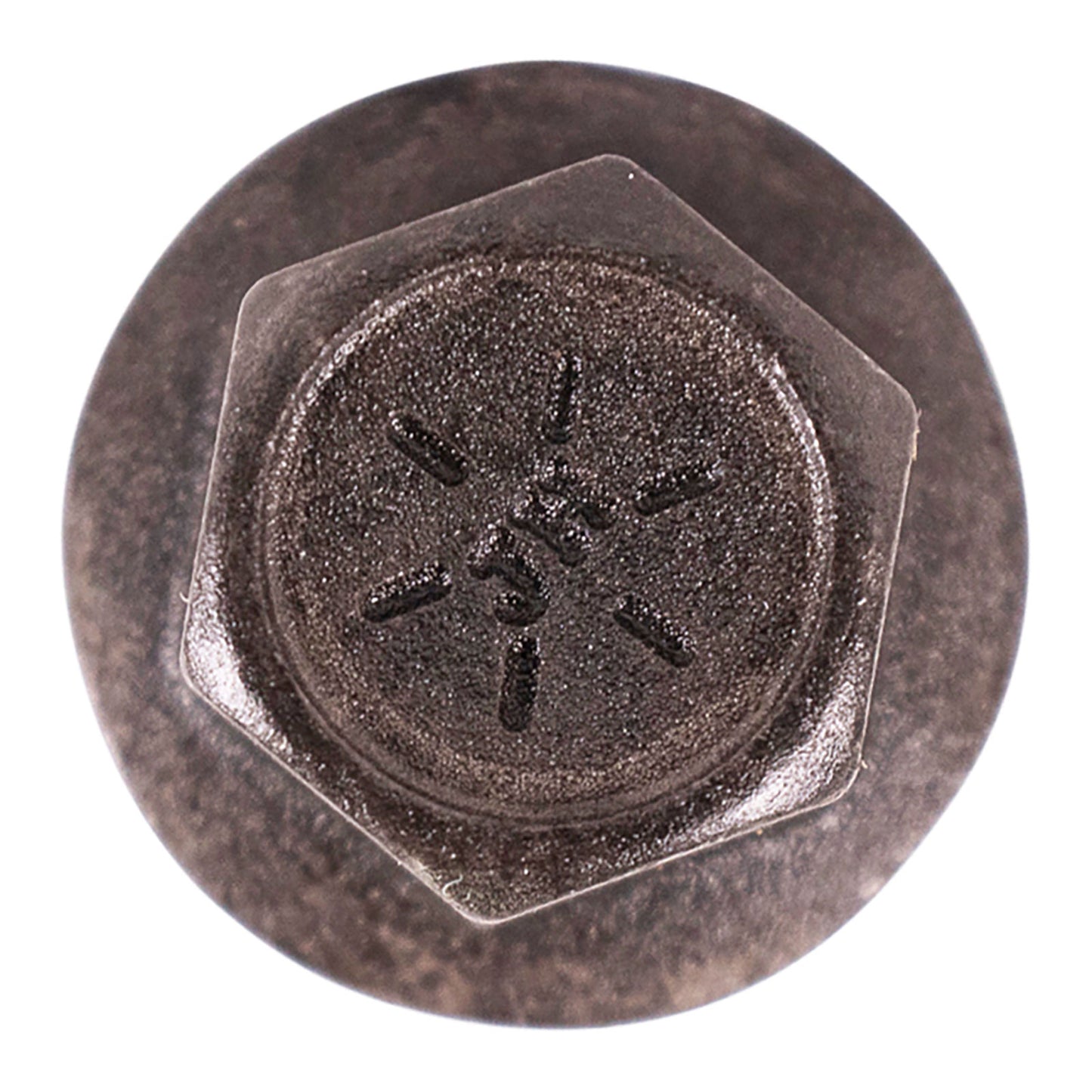 1/4"-20 x 2" Conquest Grade 8 Indented Flange Bolt - Black Phosphate & Oil