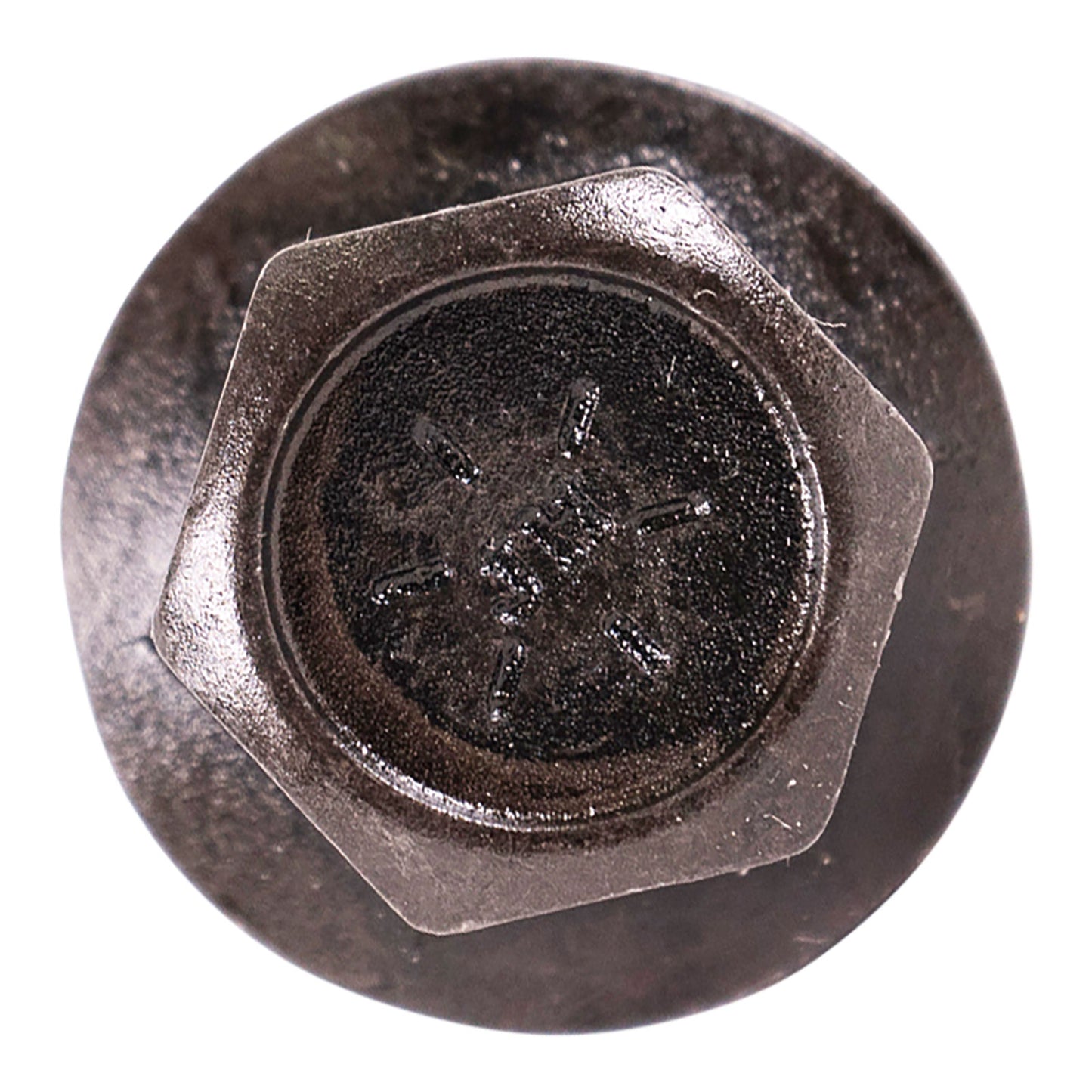 3/8"-16 x 1-1/2" Conquest Grade 8 Indented Flange Bolt - Black Phosphate & Oil