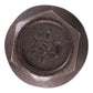 5/16"-18 x 1-3/4" Conquest Grade 8 Indented Flange Bolt - Black Phosphate & Oil