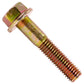 1/2"-13 x 2-1/2" Conquest Grade 8 Non-Serrated Flange Bolt - Zinc Yellow