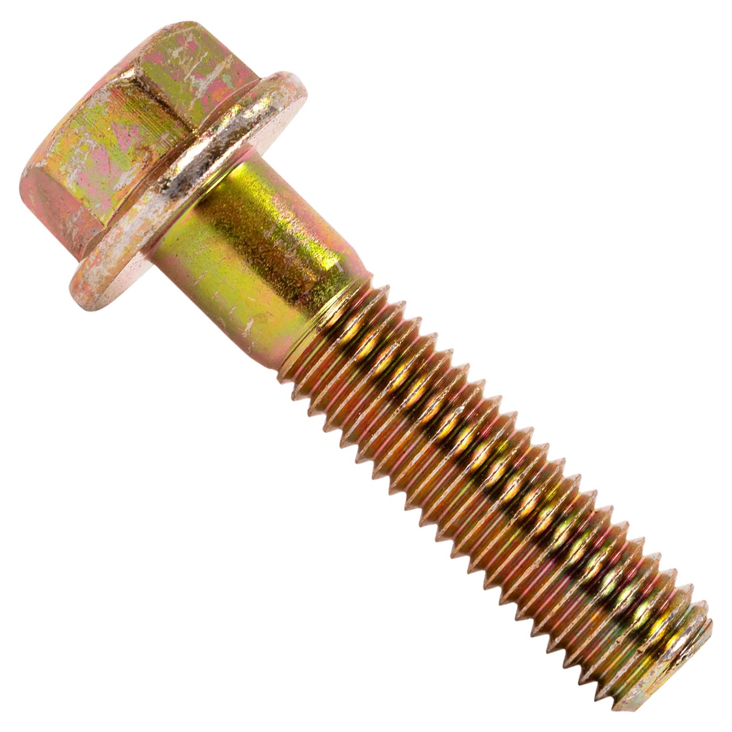 5/8"-11 x 2-3/4" Conquest Grade 8 Non-Serrated Flange Bolt - Zinc Yellow