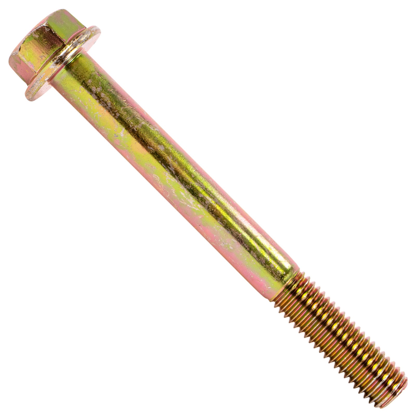 5/8"-11 x 6" Conquest Grade 8 Non-Serrated Flange Bolt - Zinc Yellow