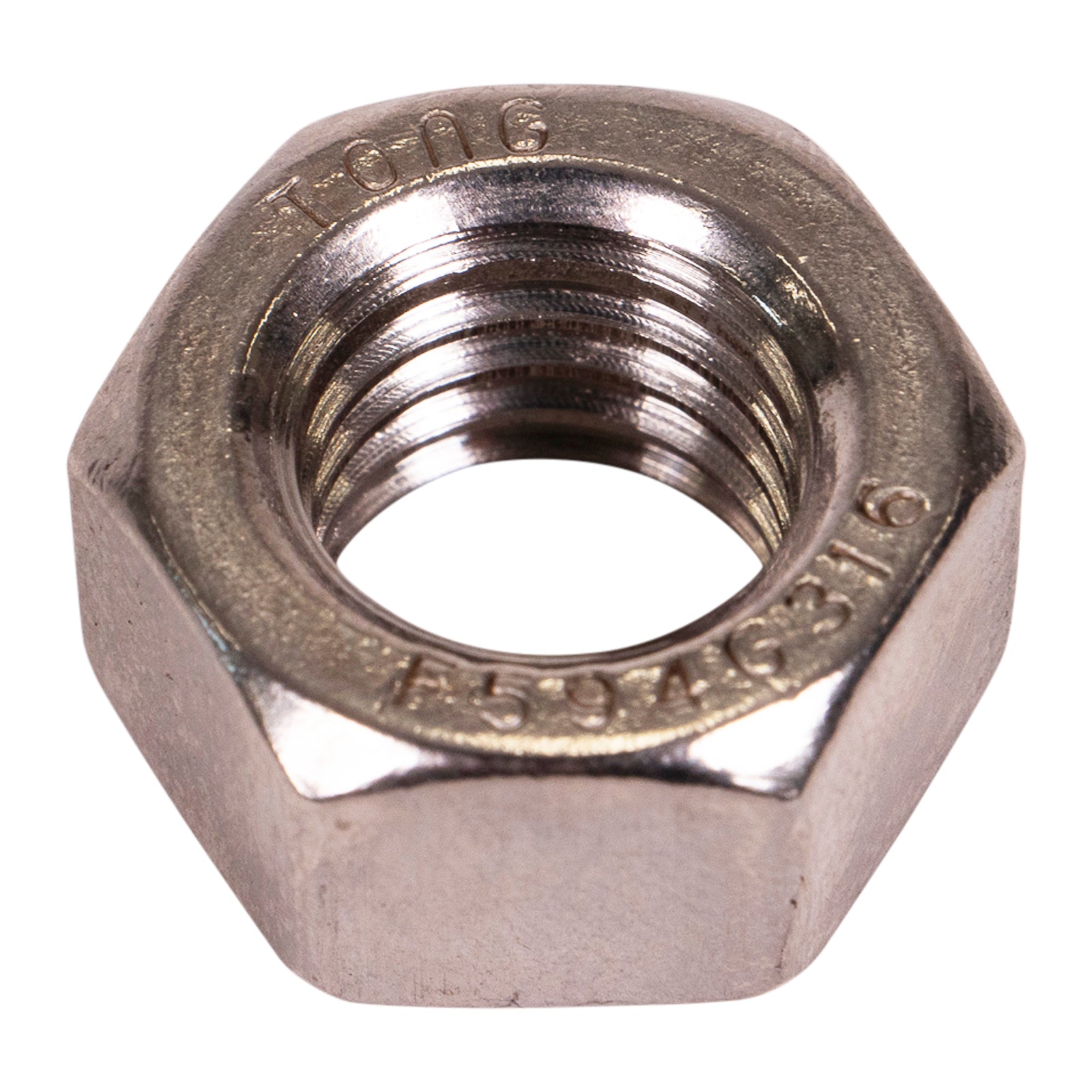 1/2"-13 Conquest F594 Hex Nut - 316 Stainless Steel