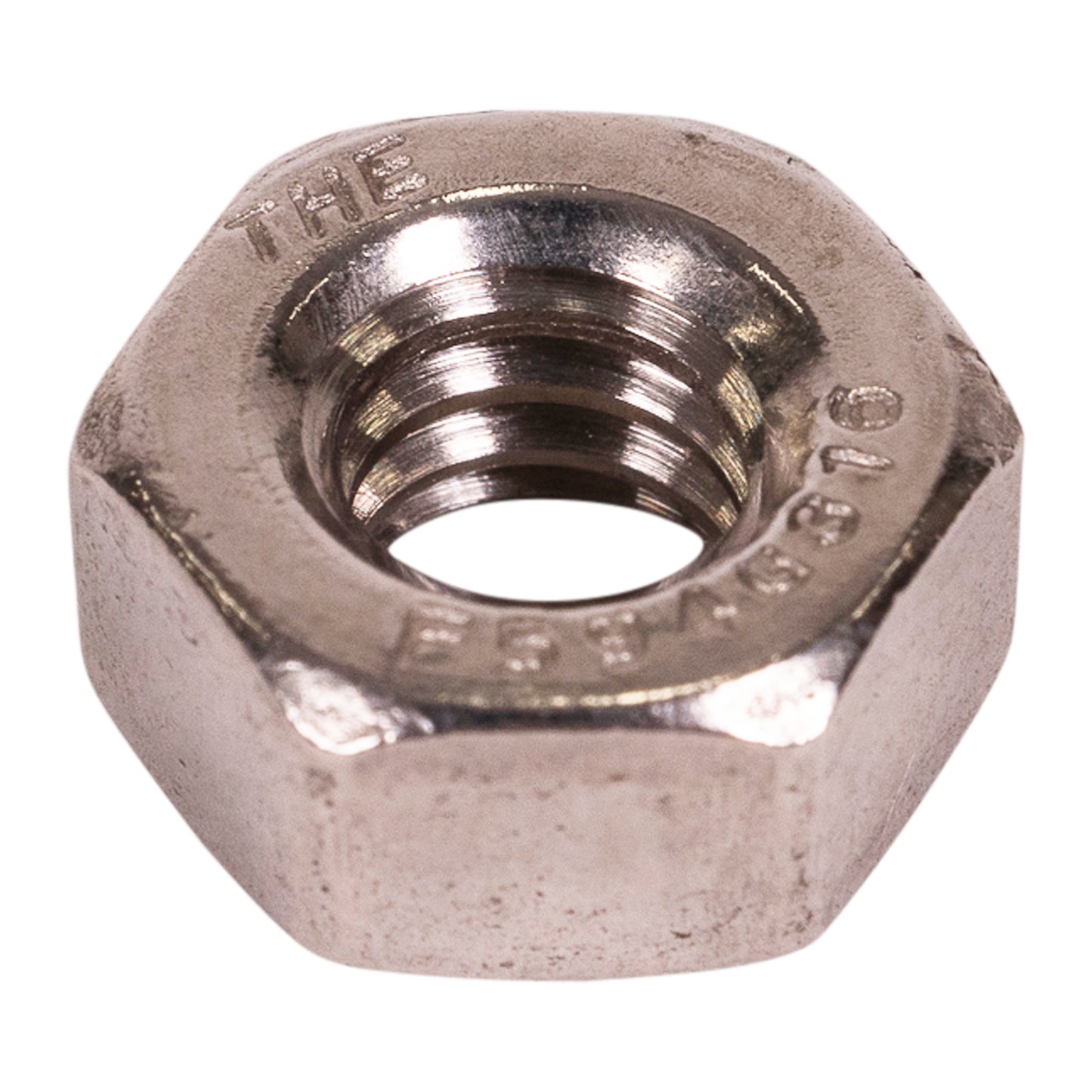 1/4"-20 Conquest F594 Hex Nut - 316 Stainless Steel