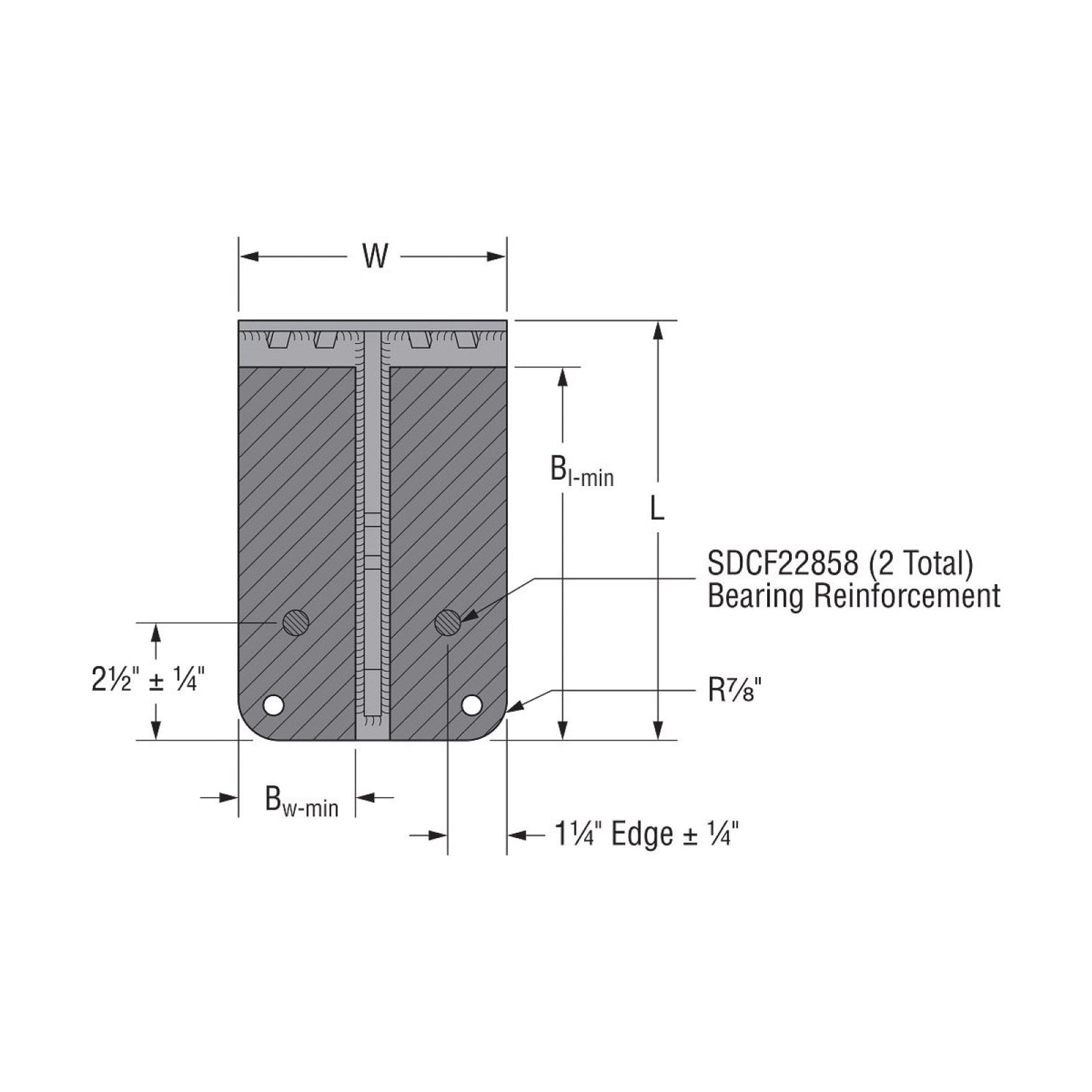 Simpson HSKP5.75X17 Illustration