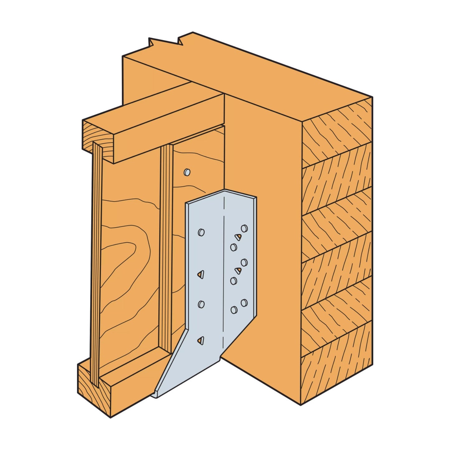 Simpson HU7 Face Mount I-Joist Hanger installation
