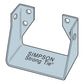 Simpson HUC44 4x4 Concealed Flange Heavy Face Mount Hanger - G90 Galvanized