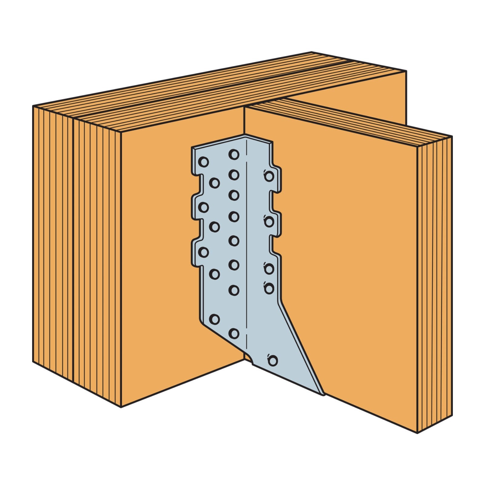 Simpson HUS210-2 Double 2x10 Face Mount Hanger installation