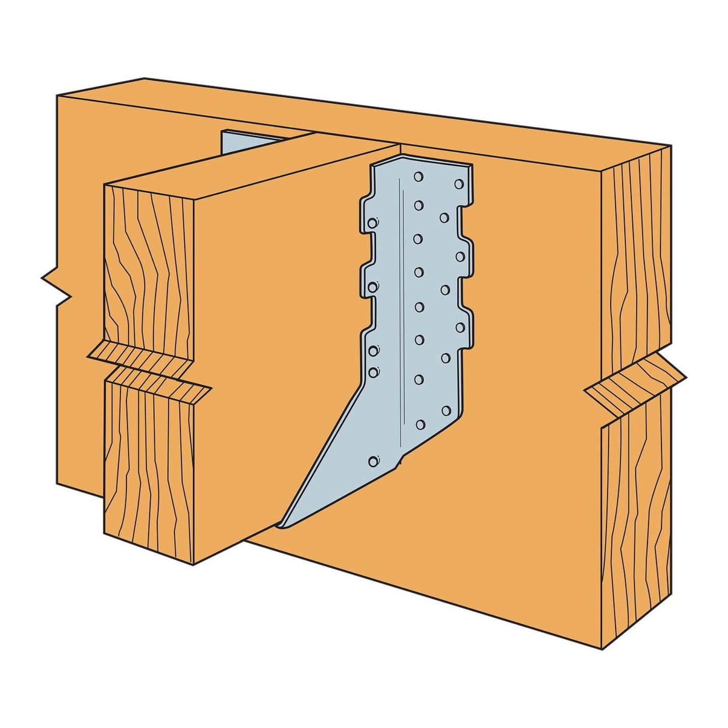 Simpson HUS210 Face Mount Hanger installation