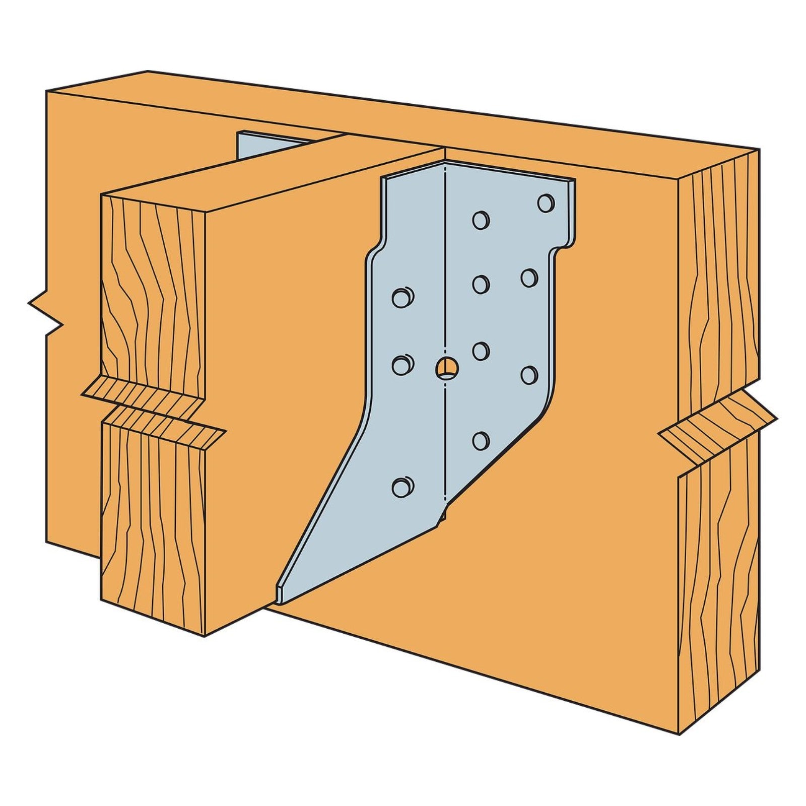 Simpson HUS26 Face Mount Hanger installation
