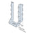 Simpson HUS410 Face Mount Hanger illustration and specs