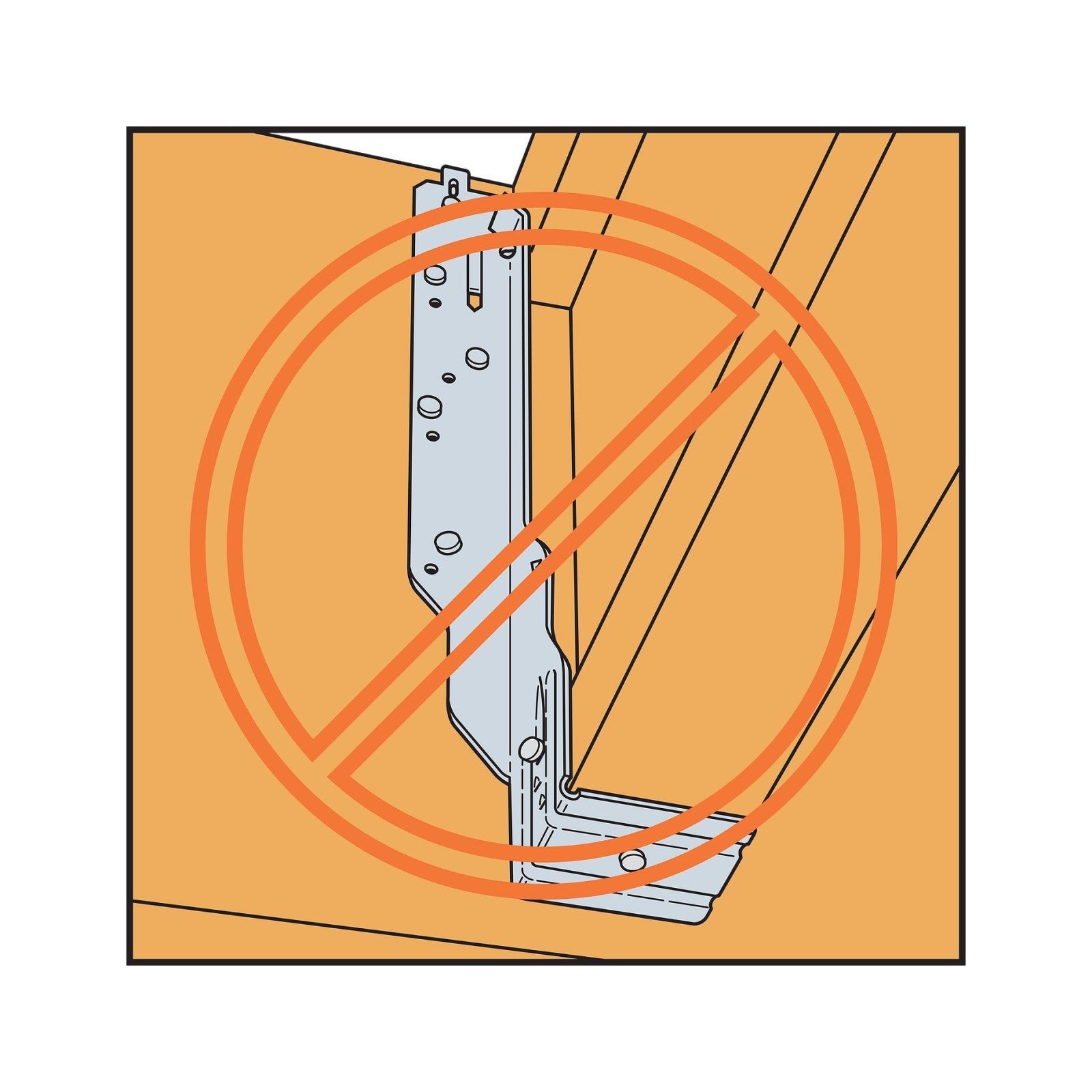 Simpson IUS2.06/16 Face Mount I-Joist Hanger - G90 Galvanized