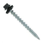 #10 X 2" Kwikseal Woodbinder Metal Roofing Screw - Black, Pkg 250