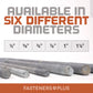 L-Bolts Available in 6 Different Diameters