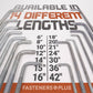 L-Bolts Available in 14 Different Lengths