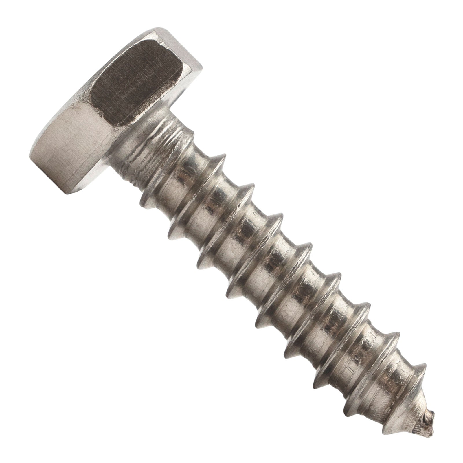 1/4"-10 x 1" Conquest Hex Head Lag Bolt for Wood - 304 Stainless Steel