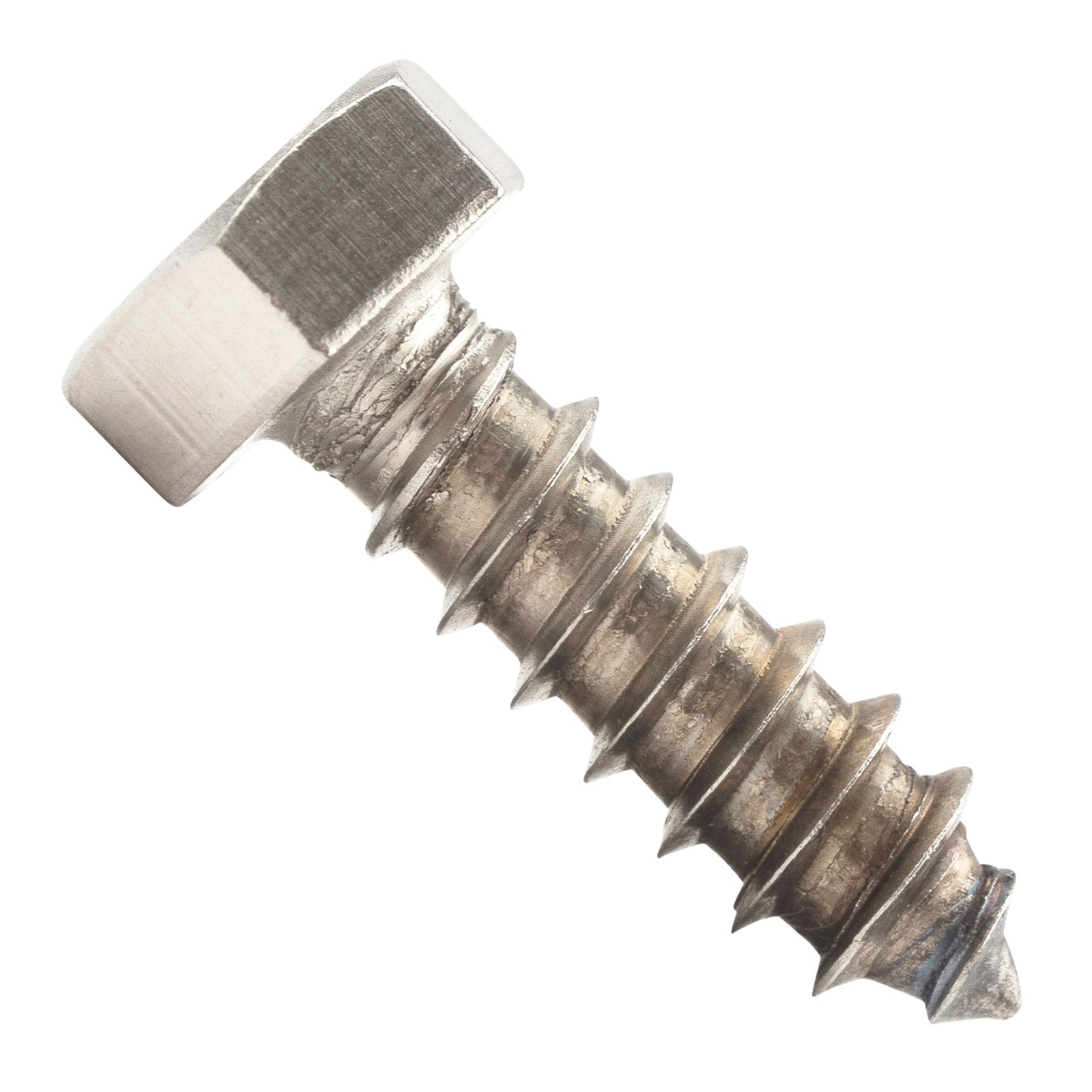 5/16"-9 x 1" Conquest Hex Head Lag Bolt for Wood - 304 Stainless Steel