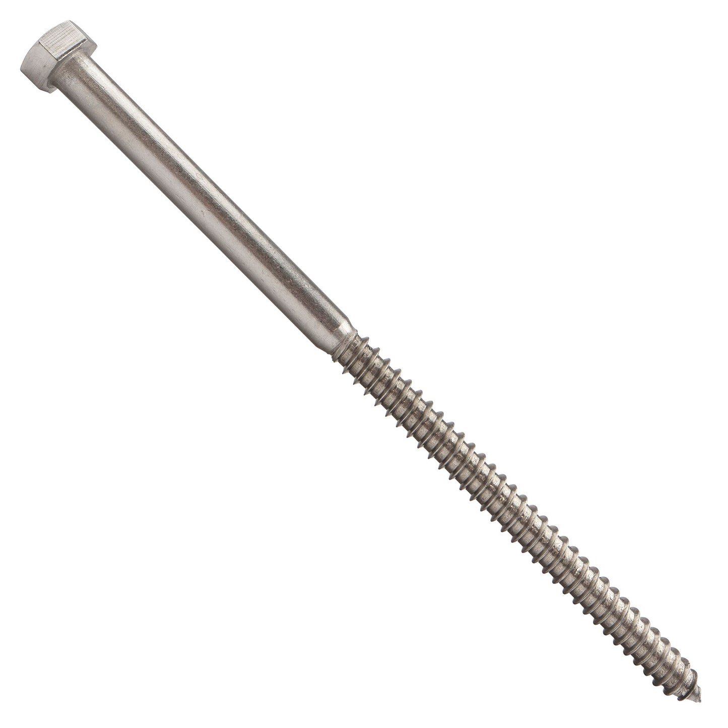 1/2"-6 x 10" Conquest Hex Head Lag Bolt for Wood - 316 Stainless Steel