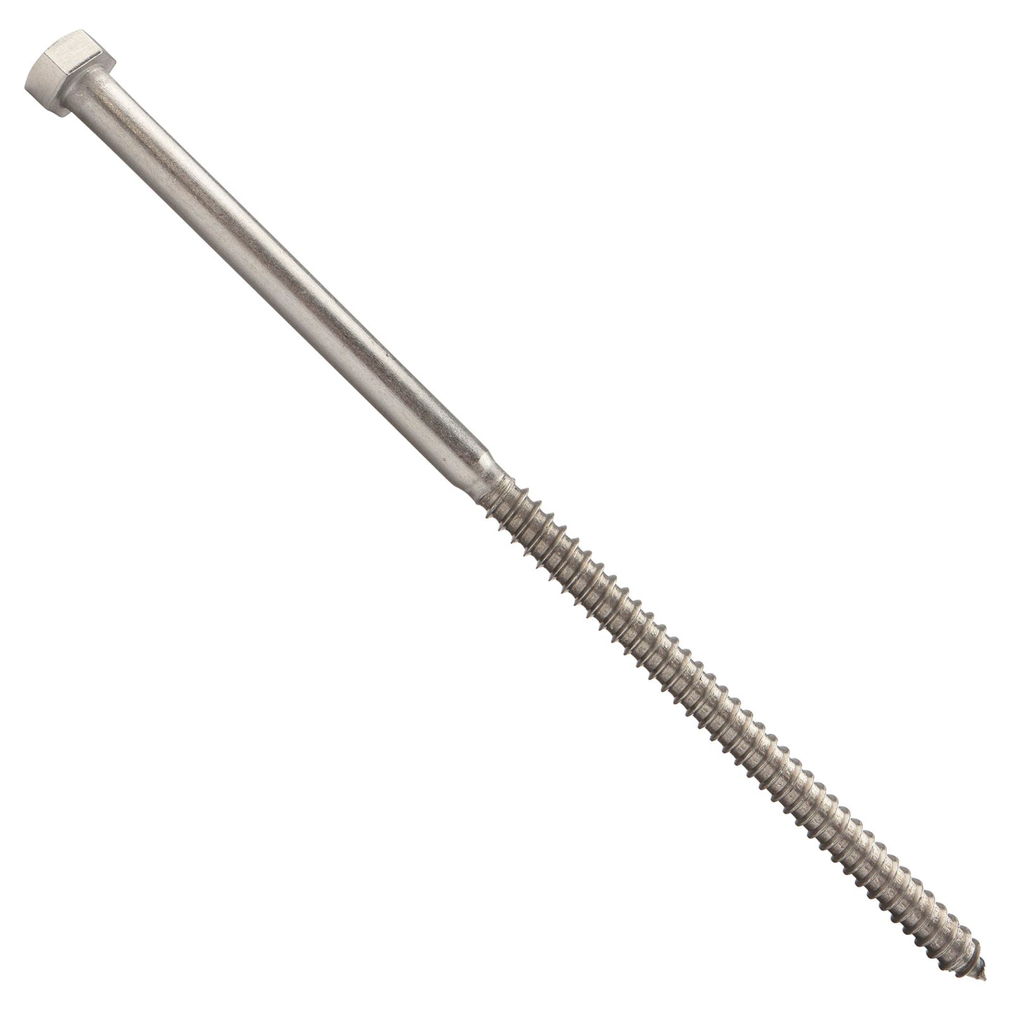 1/2"-6 x 12" Conquest Hex Head Lag Bolt for Wood - 316 Stainless Steel