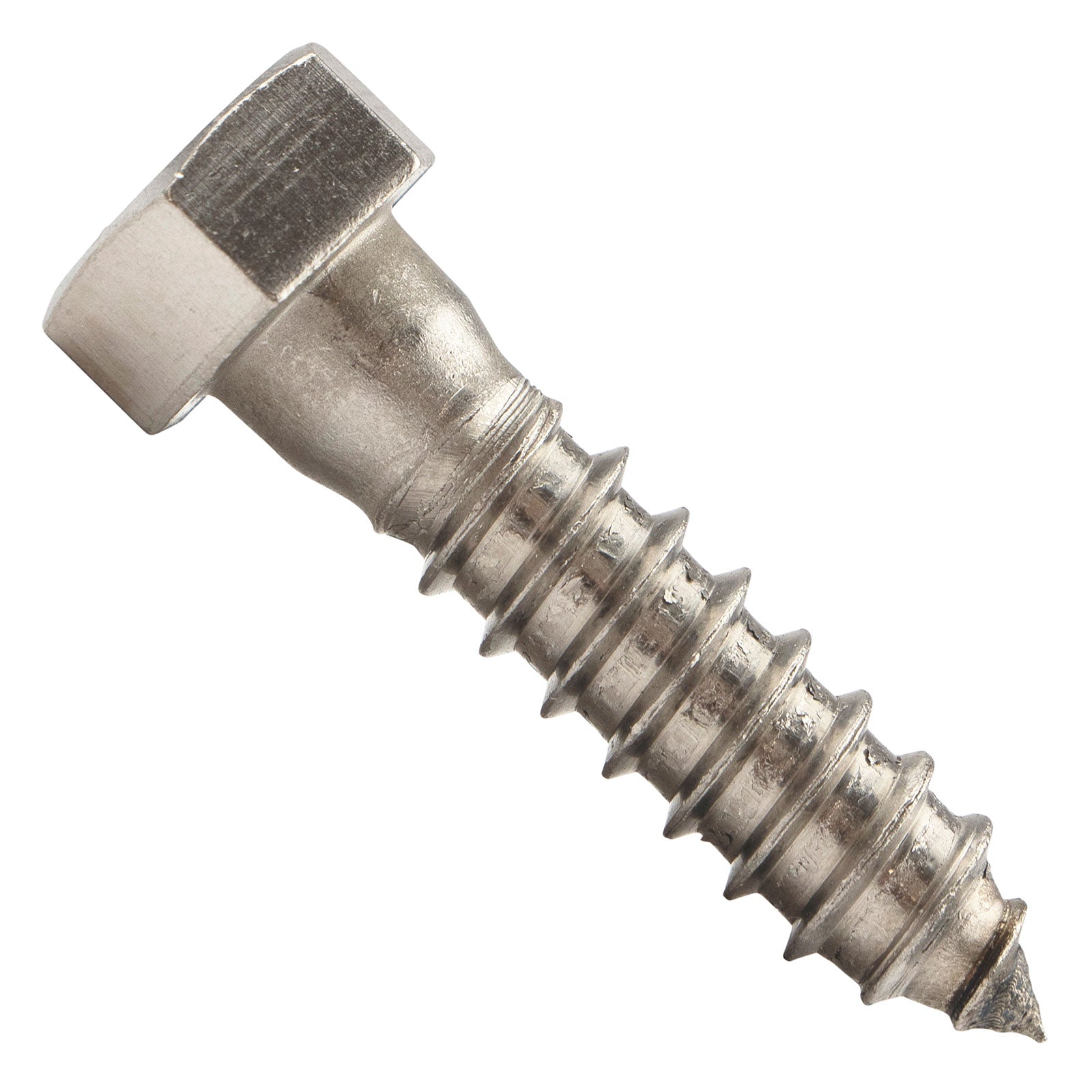 1/2"-6 x 2" Conquest Hex Head Lag Bolt for Wood - 316 Stainless Steel