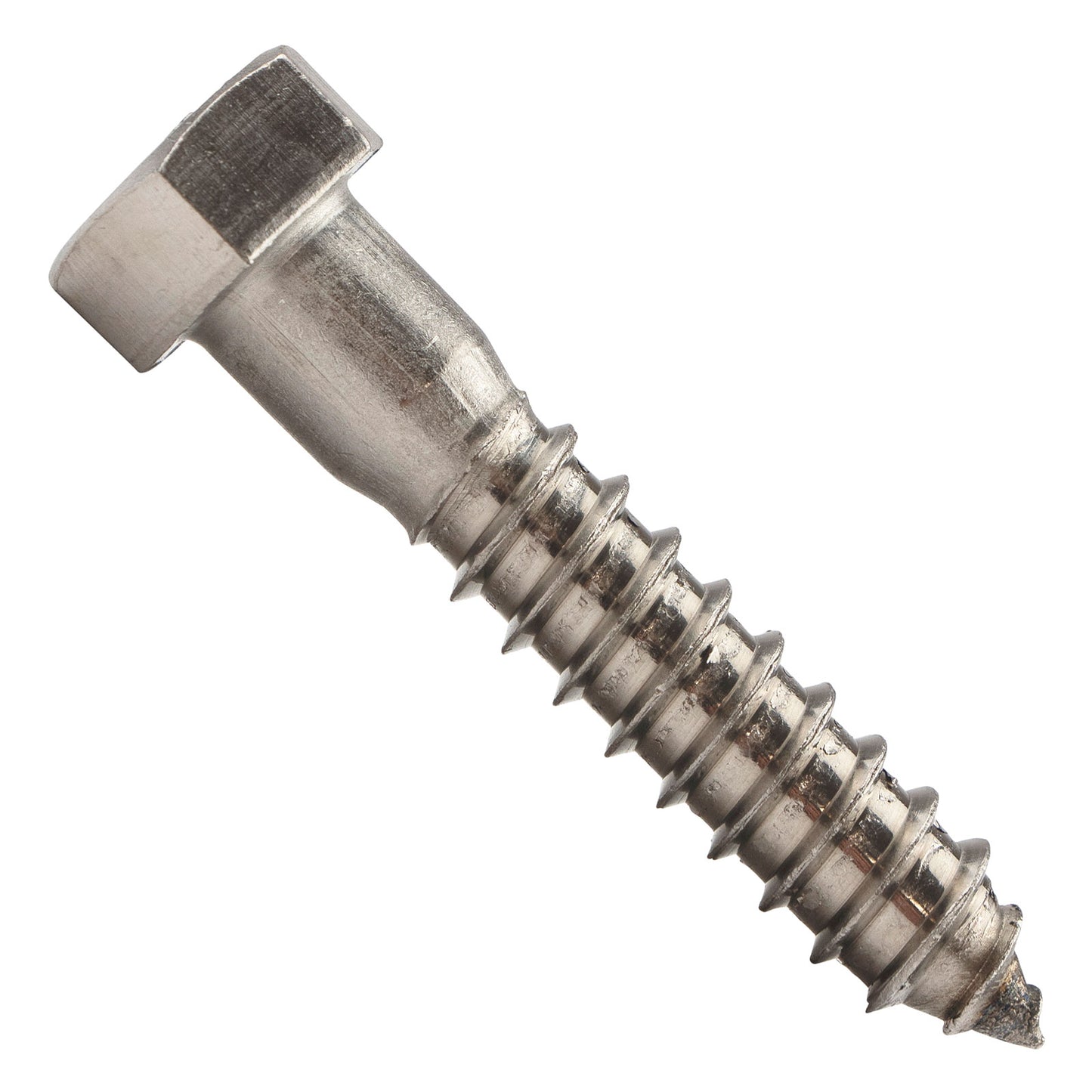 1/2"-6 x 2-1/2" Conquest Hex Head Lag Bolt for Wood - 316 Stainless Steel