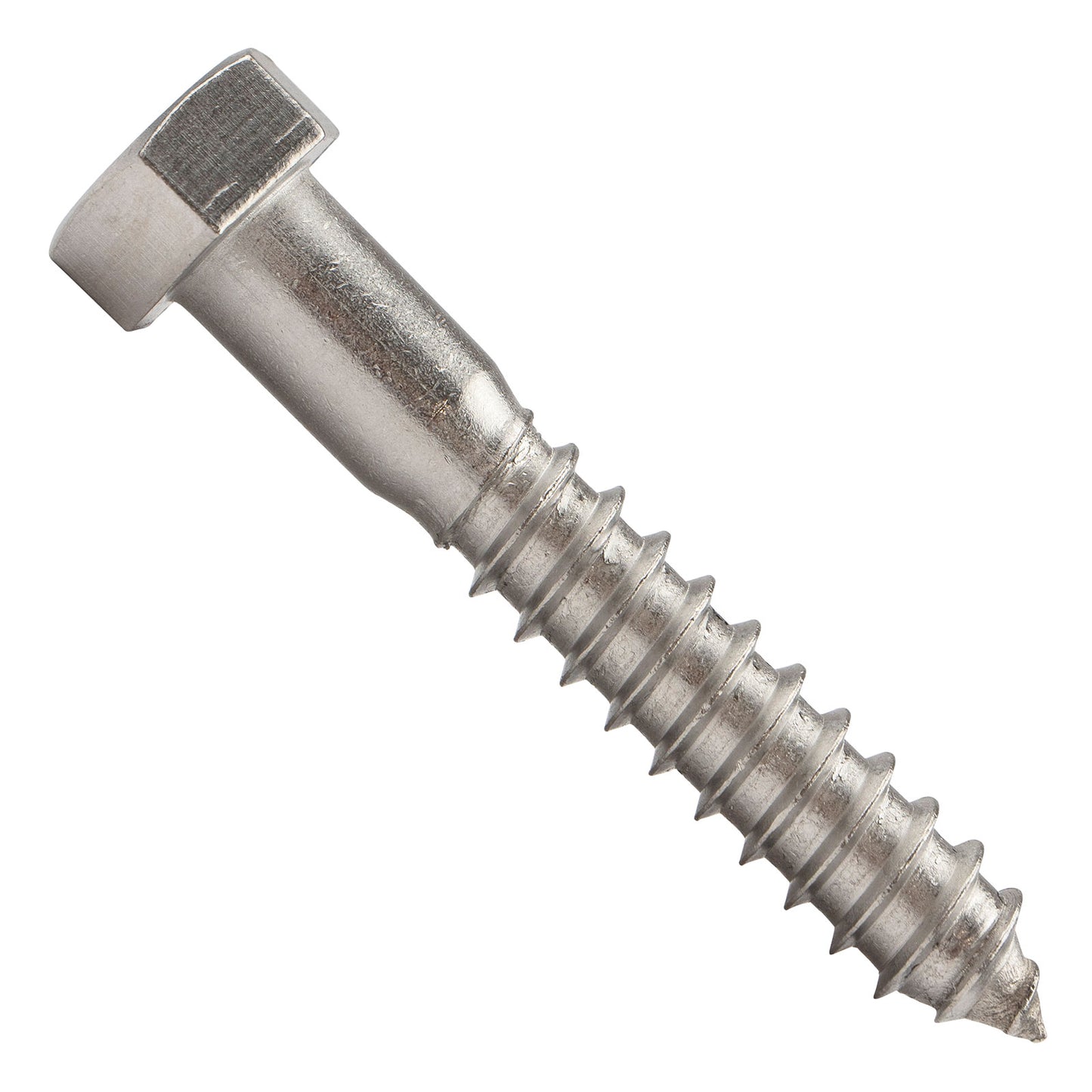 1/2"-6 x 3" Conquest Hex Head Lag Bolt for Wood - 316 Stainless Steel