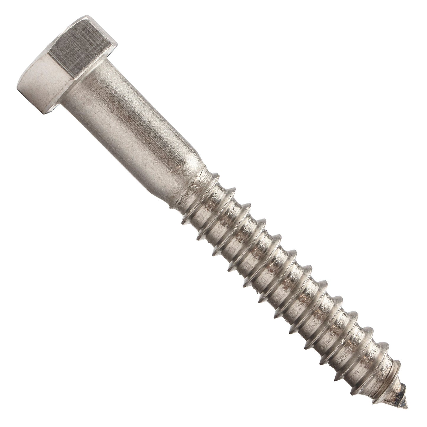 1/2"-6 x 3-1/2" Conquest Hex Head Lag Bolt for Wood - 316 Stainless Steel