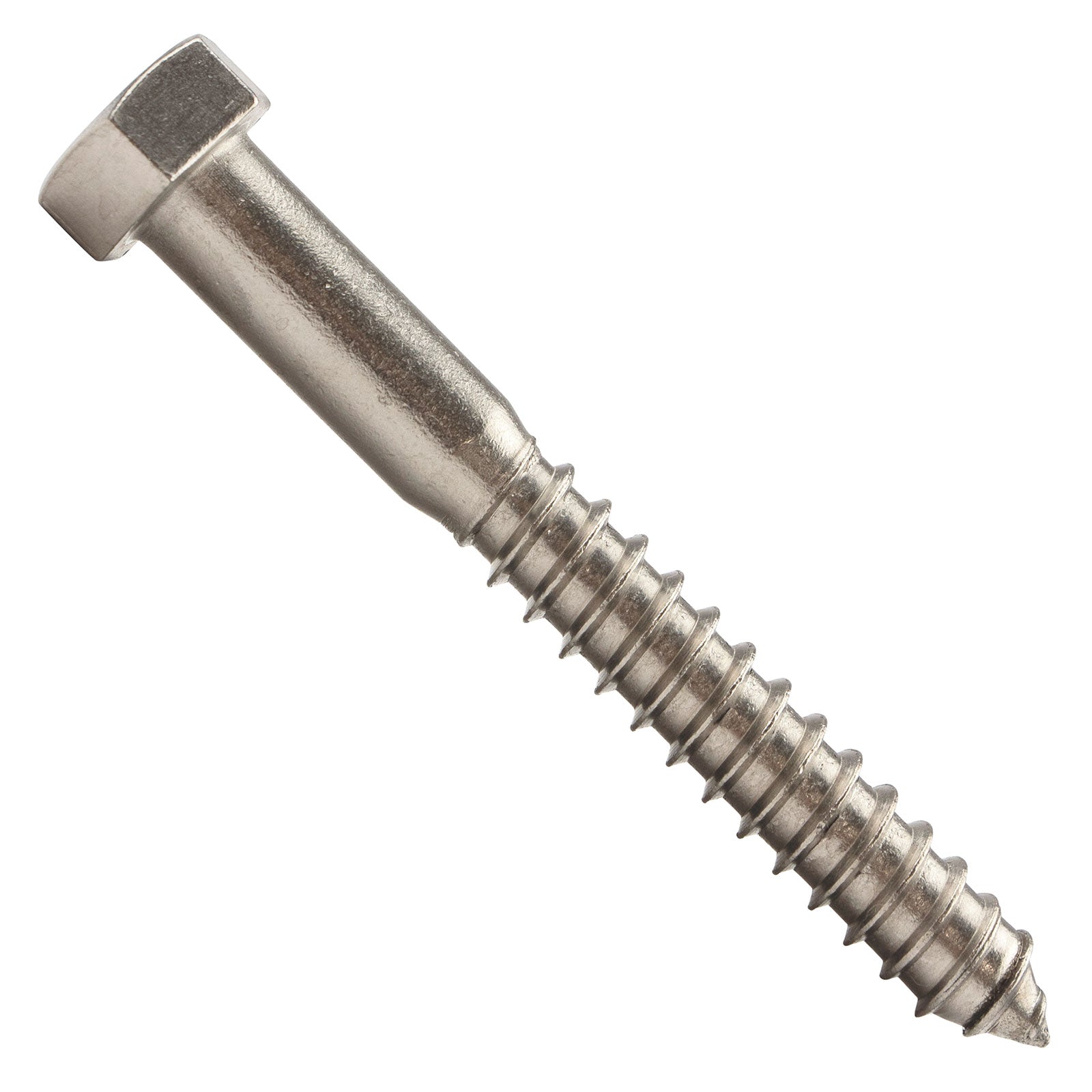 1/2"-6 x 4" Conquest Hex Head Lag Bolt for Wood - 316 Stainless Steel